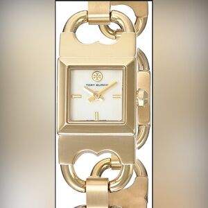 Tory Burch Double T- Link watch.